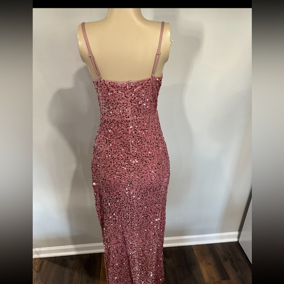 Dress size medium women prom formal evening special occasion pink corset new - Picture 3 of 9